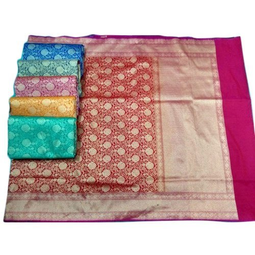 Multi-Color Ladies Wedding Banarasi Sarees