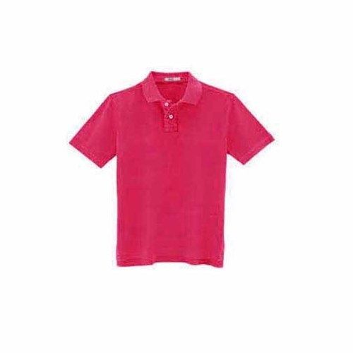 Mens Red Half Sleeve Polo T-shirt