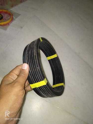 Round Black Rubber Chevron Seal