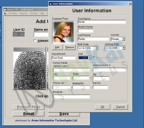 Java Programming Biometric Attendance Software