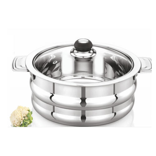 Orchid C Through Stainless Steel Casserole