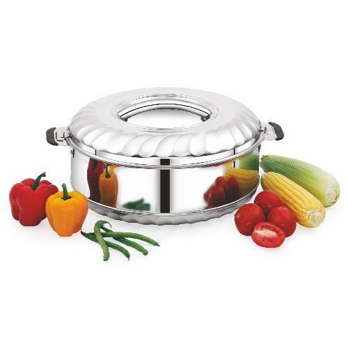 Silver Stainless Steel Insulated Casserole