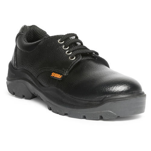 Acme Atom Black Industrial Safety Shoes