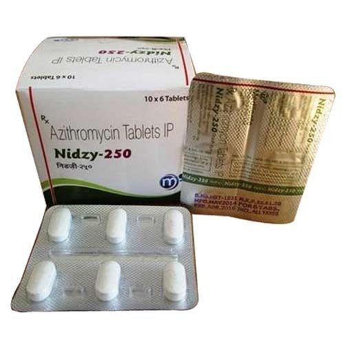 Azithromycin 250 Mg Macrolide Antibiotic Tablet Ip Cas No: 83905-01-5