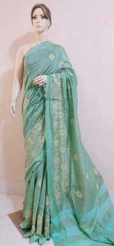 Green Ladies Baswada Silk Saree