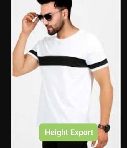 Mens Half Sleeves Round Neck Cotton T Shirt (Size Xl, Xxl) Age Group: 18+