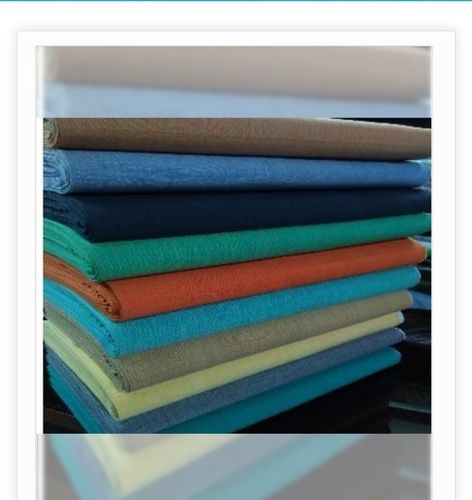 Various Multicolor And Comfortable Plain Cotton Fabric