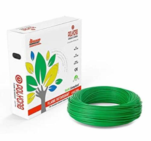 Polycab Pvc Insulated 1mm Single Core Flexible Copper Wires And Cables For Domestic/industrial Electric | Home Electric Wire | 90 Mtr | Electrical Wire | (Green)