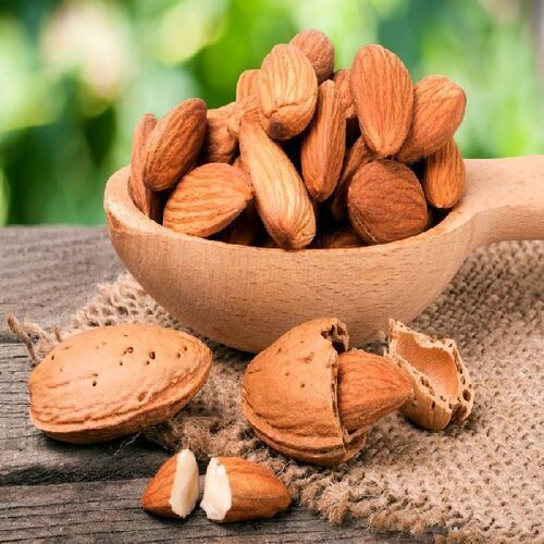 Natural Protein 25% Dietary Fiber 10.5G Saturated Fat 4.0G Calories 645Kcal Healthy Brown Dried Almond Nuts