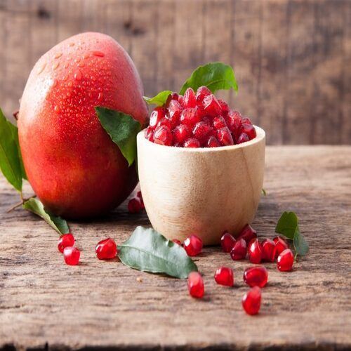 Rich Natural Taste Healthy Organic Fresh Red Pomegranate