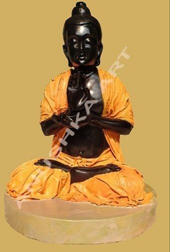 Various Colors Are Available 30 Inch Frp Buddha Garden Sculptures