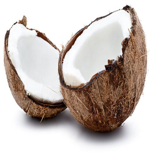  ताज़ा स्वस्थ और प्राकृतिक स्वाद भूरा अर्ध भूसा हुआ नारियल