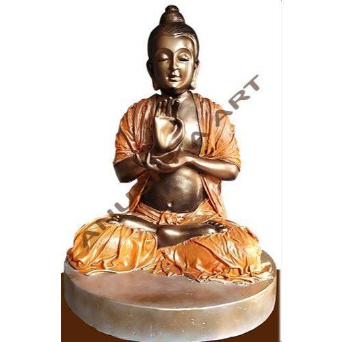 Glossy Finish Frp Buddha Garden Sculptures