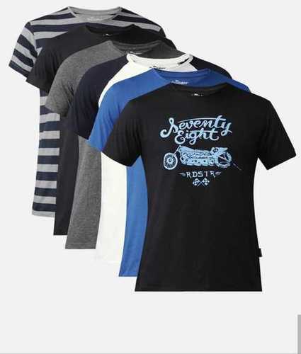 Men Round Neck T Shirt  Age Group: Adults