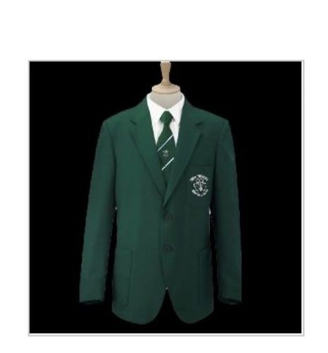 Mens Green Color Full Sleeves Uniform Blazer