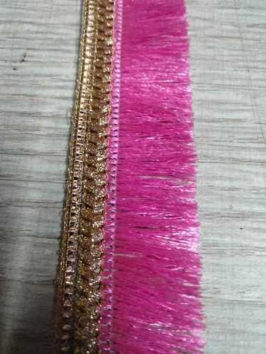 Premium Pink Color Jadu Fancy Lace