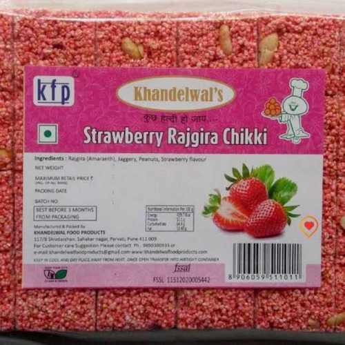 Sweet Strawberry Rajgira Chikki