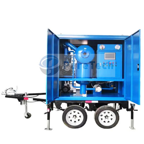 Trailer Mounted Transformer Oil Treatment Plant Filter Type: Cartridge