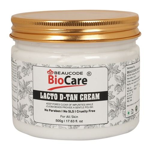 Beaucode Biocare Lacto D-tan Face And Body Cream 500g