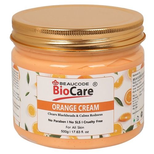 Beaucode Biocare Orange Face And Body Cream 500G Best For: Daily Use