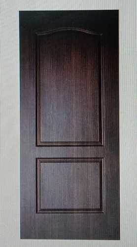 Brown Polished Wooden Door For Bathroom 