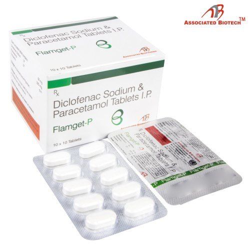  डिक्लोफेनाक सोडियम पेरासिटामोल - फ्लैमगेट पी टैबलेट्स 