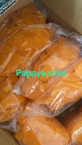 Dried Papaya Slices, 100% Fruit Slices, No Added Sugar, Orange Color