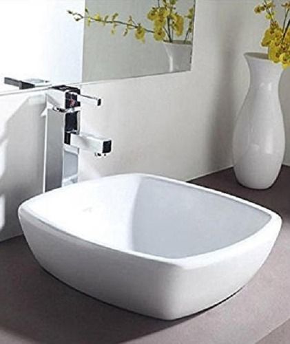 White Hindware Wash Basins Counter Top