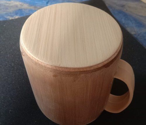 Plain Design Bamboo Steel Mug