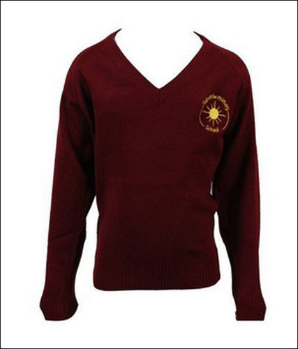 Quick Dry School Uniform Full Sleeve Sweater