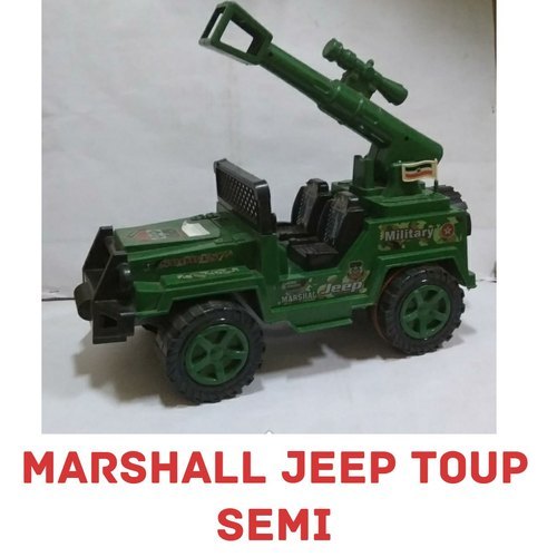 Green Top Semi Marshall Jeep Toy