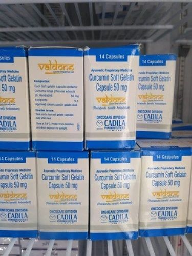 Valdone Curcumin 50Mg Soft Gelatin Capsule Cool And Dry Place