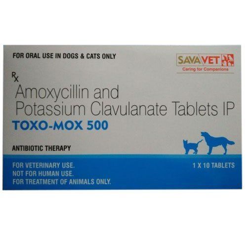 500 MG Toxomox Amoxycillin and Potassium Clavulanate Tablets