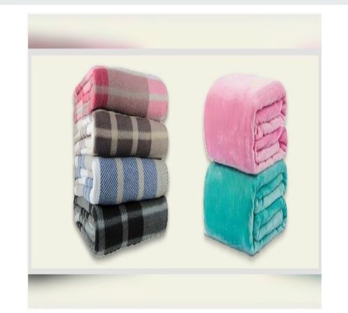 Anti Wrinkle Multicolor Woolen Blanket