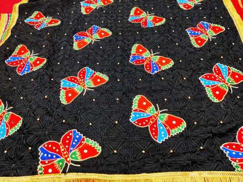 Various Colors Are Available Beautiful Butterfly Figure Design Phulkari Dupatta 