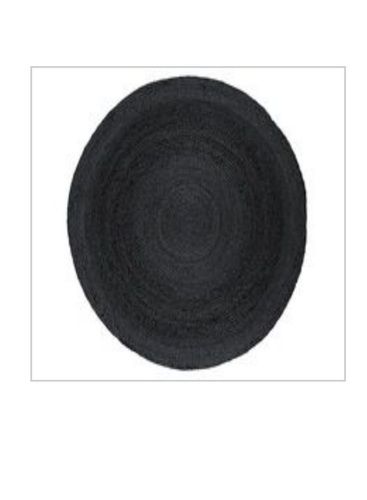 Black Color Anti Slip Modern Rugs