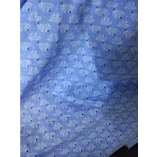 Blue Cotton Fabric