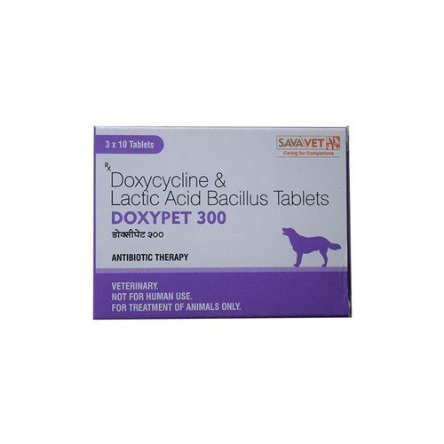 Doxypet Doxycycline and Lactic Acid Bacillus Tablet 300 MG