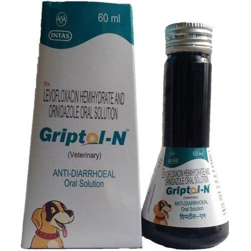 Liquid Griptol-N Pharmaceutical Levofloxacin Hemhydrate And Orndazole Oral Solution