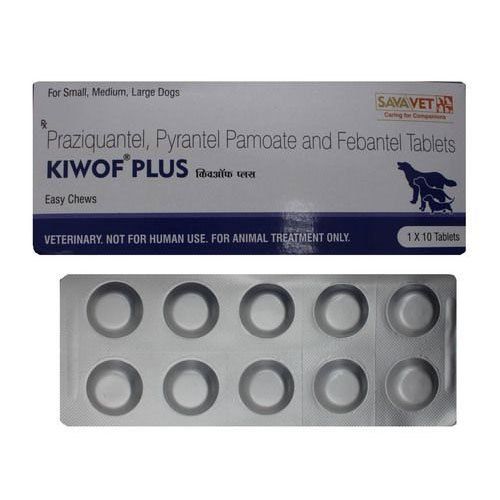 Kiwof Plus Praziquantel Pyrantel Pamoate and Febantel Tablets