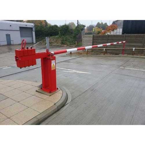 Automatic Electric Boom Barrier - Color: Red