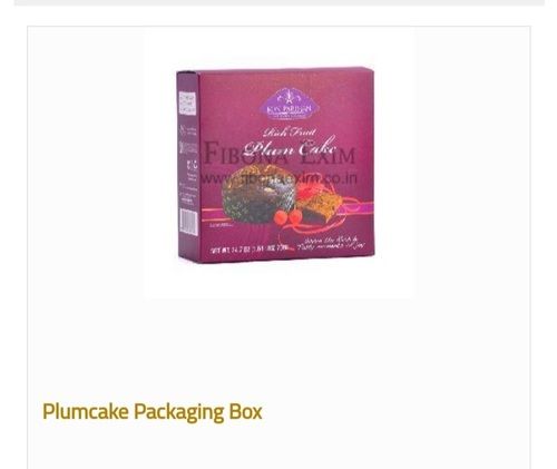 Fancy Printed Plumcake Packaging Box