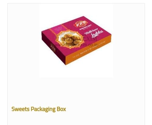 Glossy Lamination Fancy Standard Size Sweet Packaging Box