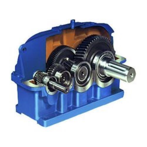 Blue Gear Box Of Eot Cranes