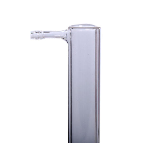 Large Transparent Quartz Tube with Nozzle