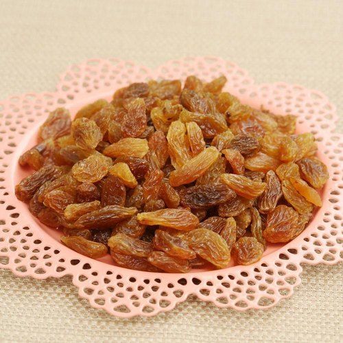 Long Type Organically Cultivated Pure Natural Indian A Grade Golden Color Raisin Shelf Life: 6 To 12 Months