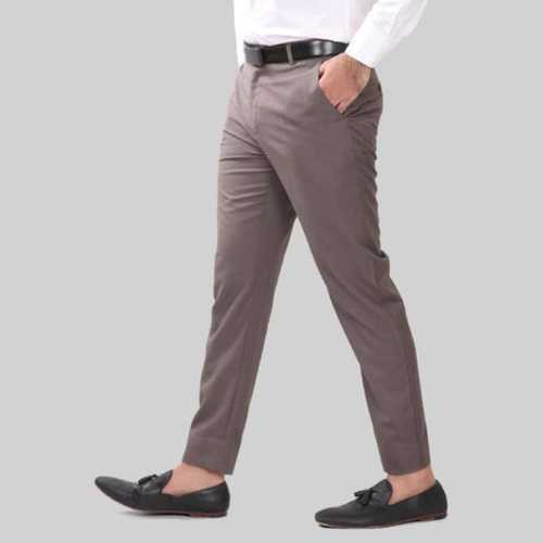 Textured Formal Trousers In Charcoal B95 Malta