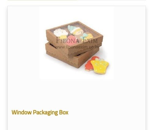 Glossy Lamination Printed Type Window Packaging Box