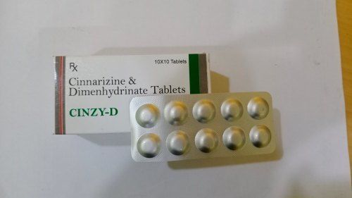 CINZY-D Cinnarizine And Dimenhydrinate Tablets