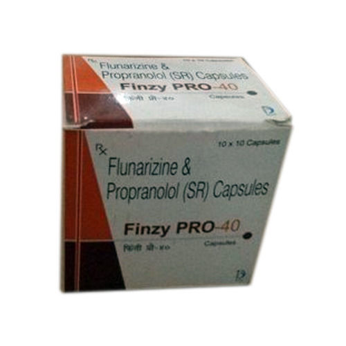 Finzy-Pro-40 Flunarizine Propranolol Capsules Cool And Dry Place